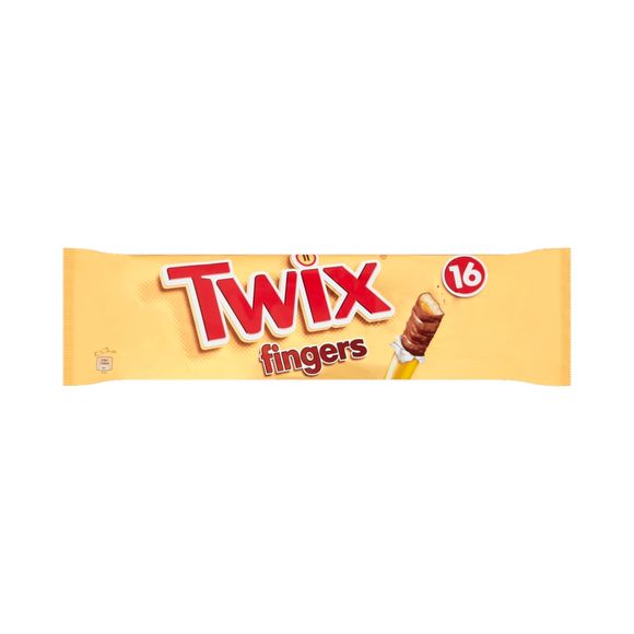 Twix Caramel & Milk Chocolate Fingers Biscuit Snack Bars Large Multipack 16 X 20g